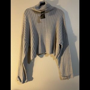 Brand new forever 21 cropped turtleneck sweater
